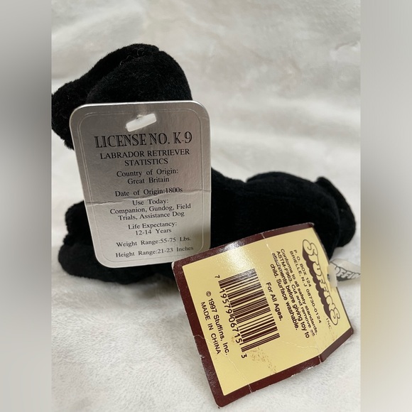 1997 STUFFINS Inc. 4pcs Dog Plush Labrador/Bulldog/Jack Russel/Golden Retriever - Picture 10 of 16